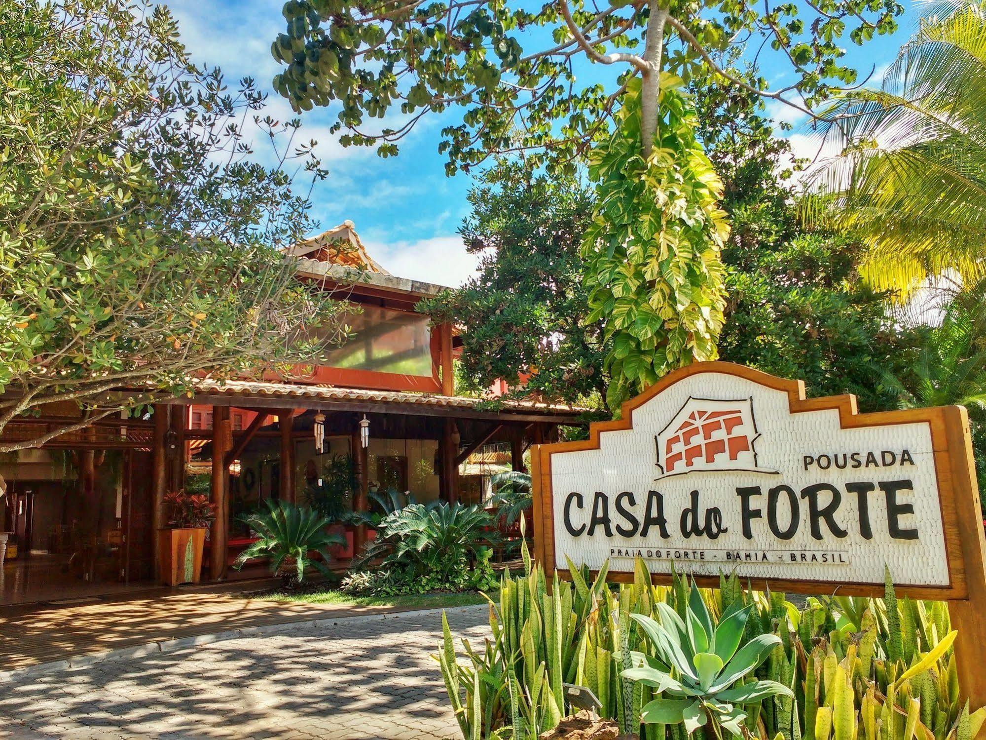 Pousada Casa Do Forte Mata de Sao Joao Esterno foto